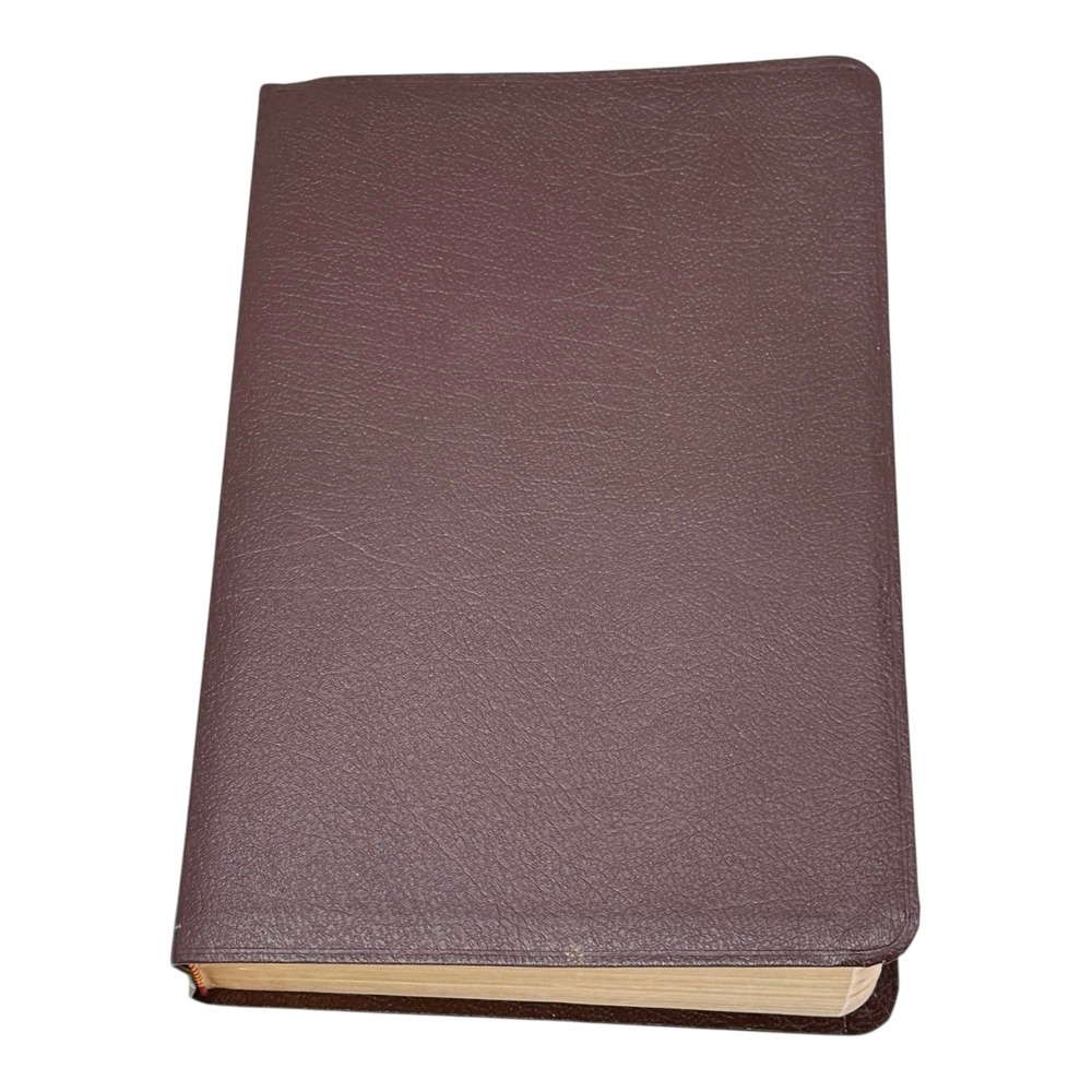 Zondervan NIV KJV Parallel Bible Burgundy Bonded Leather Large Print Gilt Edge